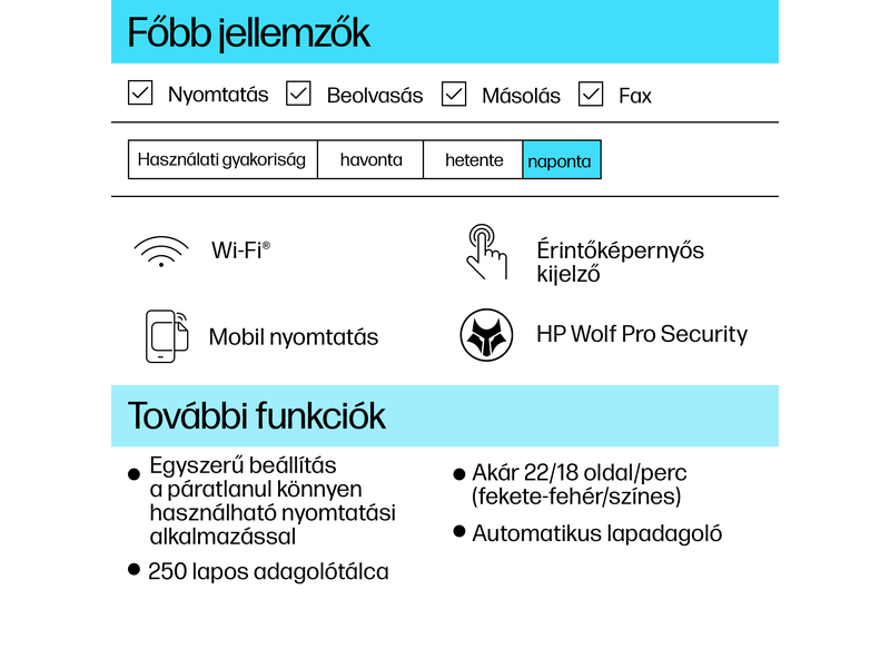 HP OfficeJet Pro 9120e All-in-One nyomtató (403X8B) Instant Ink