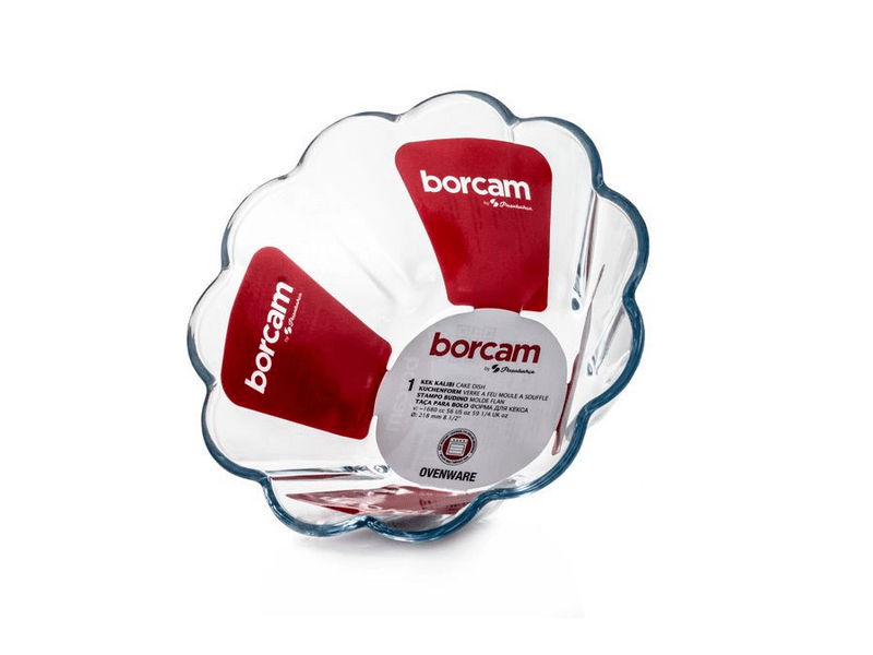 Borcam 59114 Kuglóf sütőforma, hőálló üveg, 1,68 l