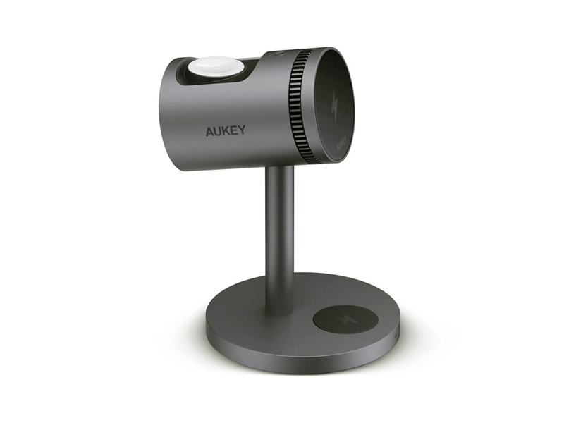 Aukey MagFusion 3-in-1 Pro Qi2 vezeték nélküli töltőállvány