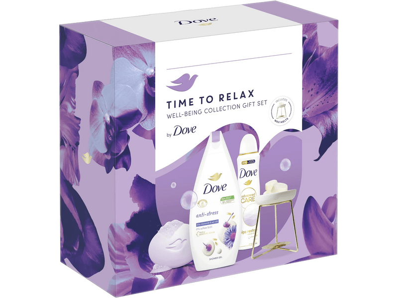 Dove Relaxing ajándékcsomag aromalámpával