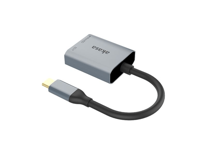 Akasa AK-CR-10BK USB 3.2 Type-C 2 portos kártyaolvasó