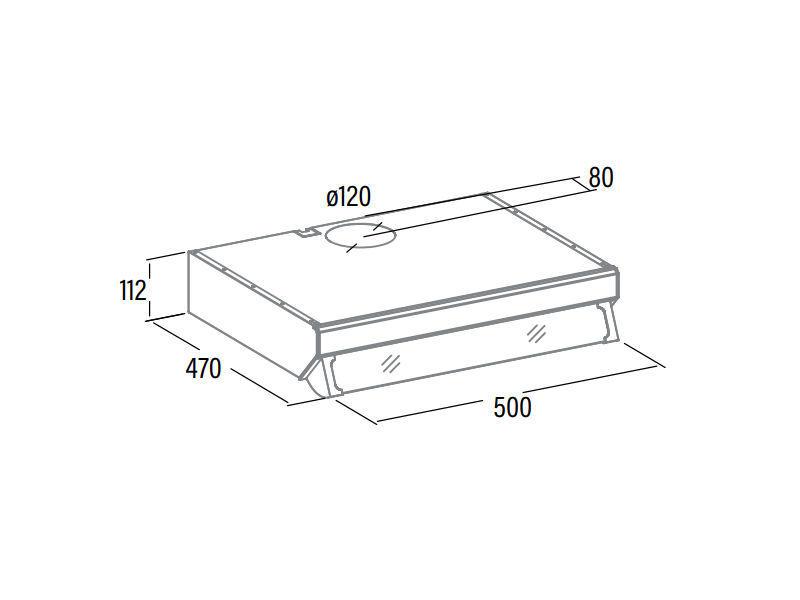 Cata F-2050 WH/L Páraelszívó, fehér