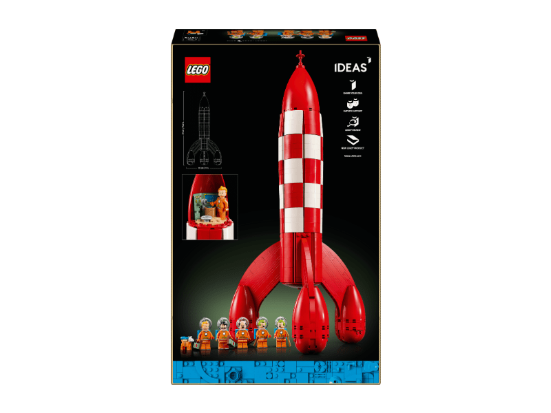 LEGO® Ideas Tintin® holdrakéta (21367)