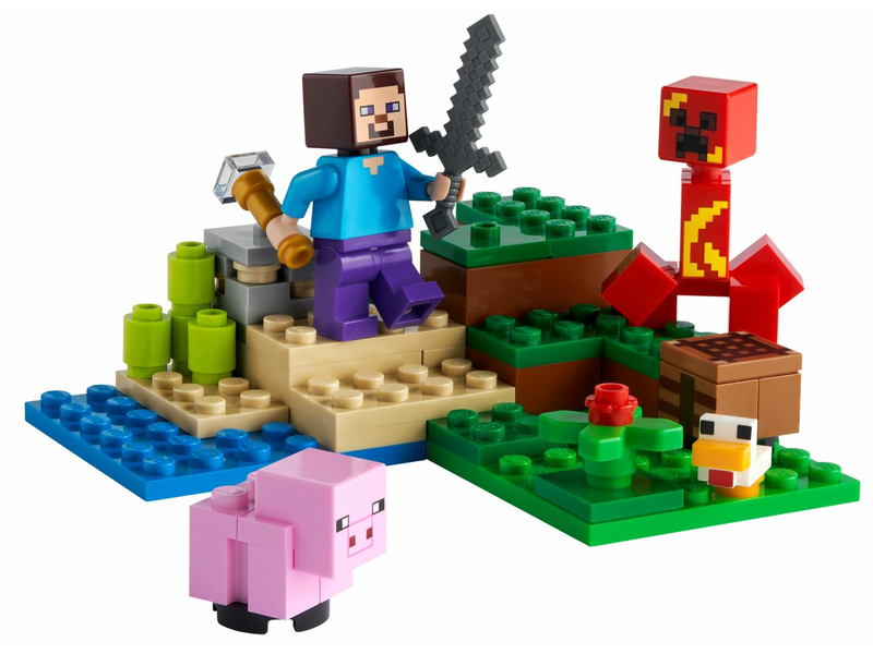 LEGO Minecraft A Creeper rajtaütés