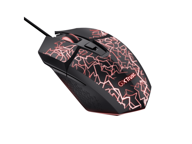 Trust GXT 113 Felox Gaming egér, fekete (25749)