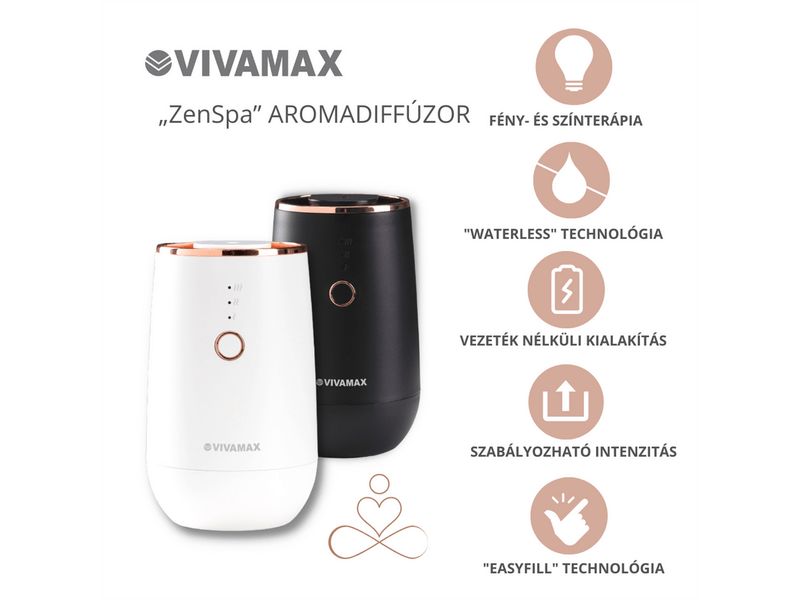 Vivamax ZenSpa wireless aroma difuzor (GYVH50B)