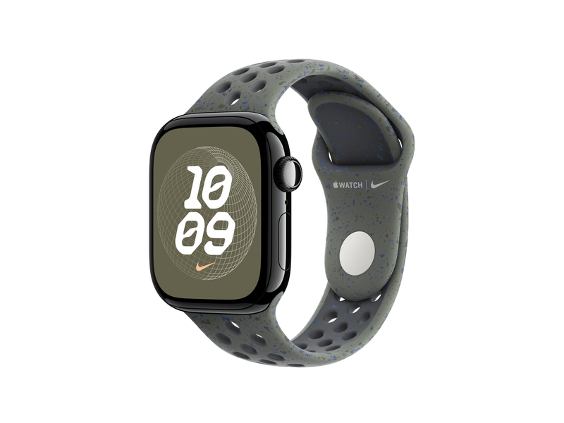Apple Watch 42 mm-es cargo khaki Nike sportszíj, S/M (MYJY3ZM/A)