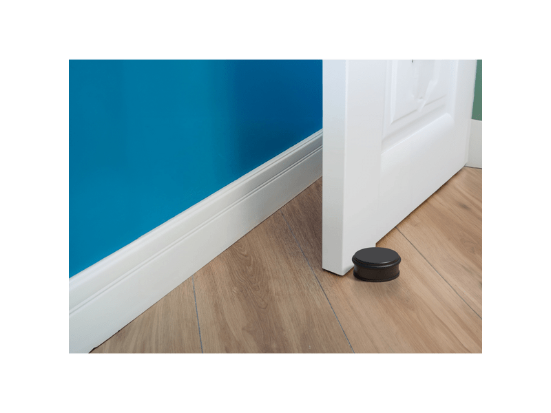 Homework HDS1045B Ajtótámasz, matt fekete, lapos, 10x4,5cm, 1,1 kg