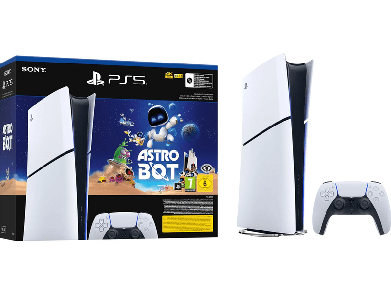 Sony PlayStation 5 (PS5) Slim Digital Edition Játékkonzol + Astro Bot letöltőkód