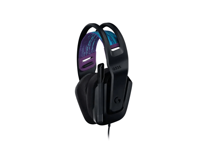 Logitech G335 mikrofonos fejhallgató, Fekete (981-000978)