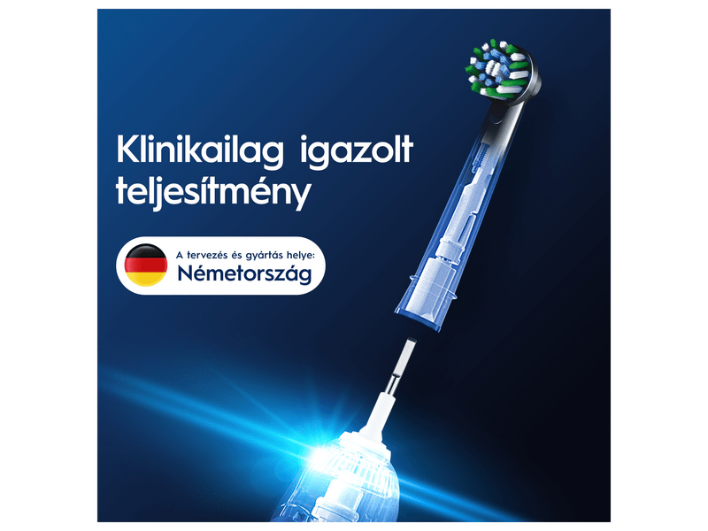 Oral-B EB50BK-4 Cross Action Black pótfej, 4 db