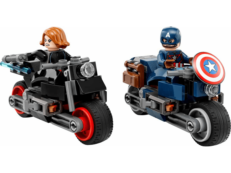 LEGO® Marvel Super Heroes Fekete Özvegy és Amerika Kapitány motorkerékpárok (76260)