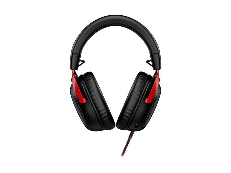 HyperX Cloud III Gamer headset, Fekete/piros (727A9AA)