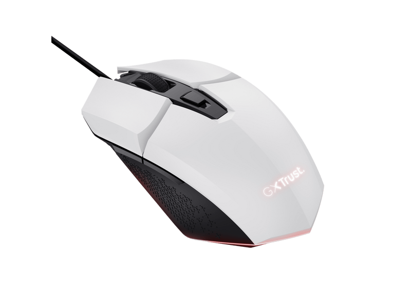 Trust GXT109W Felox vezetékes gaming egér 25066, fehér