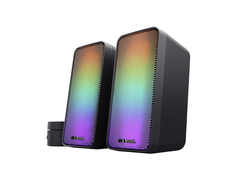 Trust 24587 GXT 611 Wezz 2.0 hangszórószett RGB megvilágítással - fekete