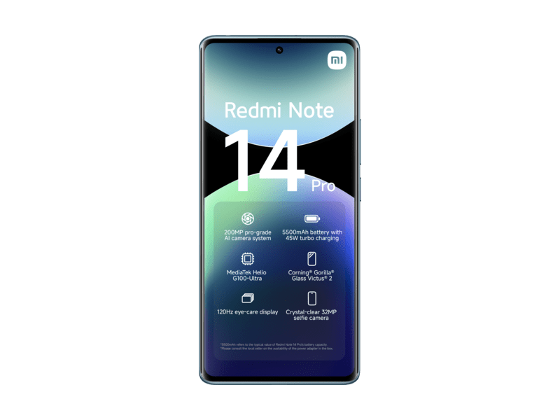 Xiaomi Redmi Note 14 Pro 8/256GB Okostelefon, Kék (MZB0IWDEU)