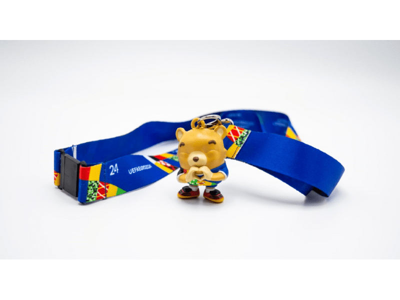 UEFA 2024 Albert nyakba akasztós kulcstartó