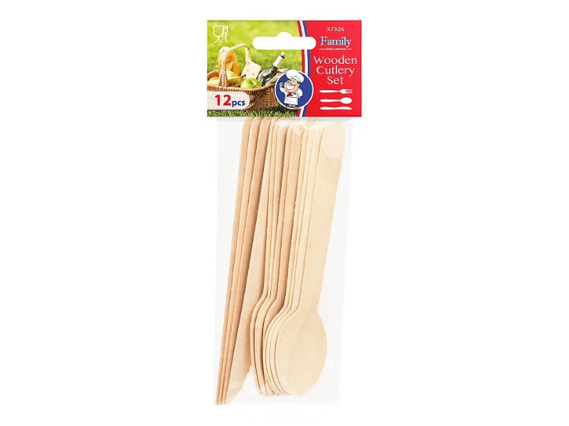 FAMILY 57326 Fa evőeszköz készlet 12 db