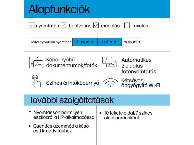 HP Envy 6120e All-in-One nyomtató (714L8B) Instant Ink