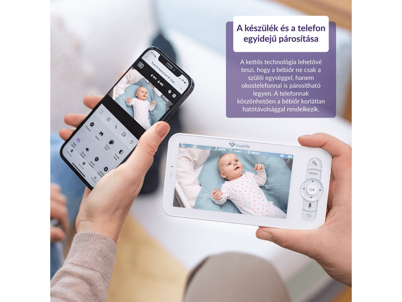 TrueLife NannyCam R7 Dual Smart Bébiőr TLNCR7DS