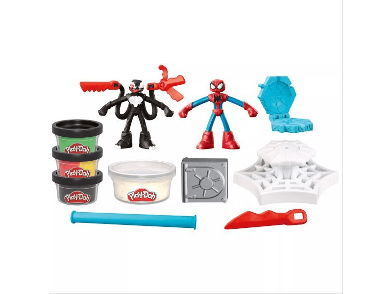 Play-Doh: Pókember vs Venom gyurmás játékszett (F98275L0)