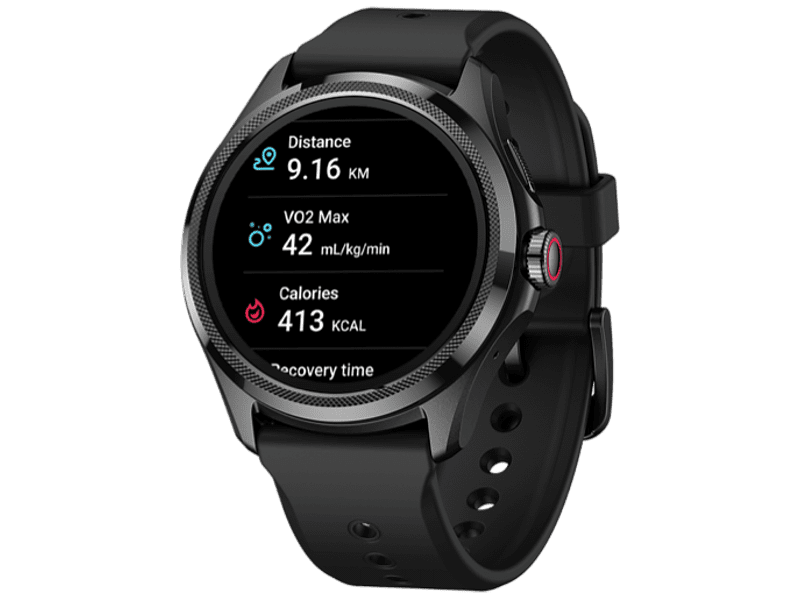 Mobvoi TicWatch Pro 5 Obsidian Okosóra, Fekete