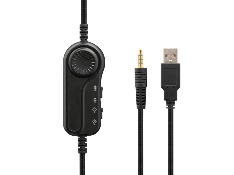 TheG-Lab,Fejhallgató,USB,3.5mm