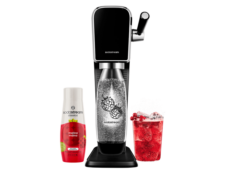 SodaStream ART Black Málna Zero Megapack