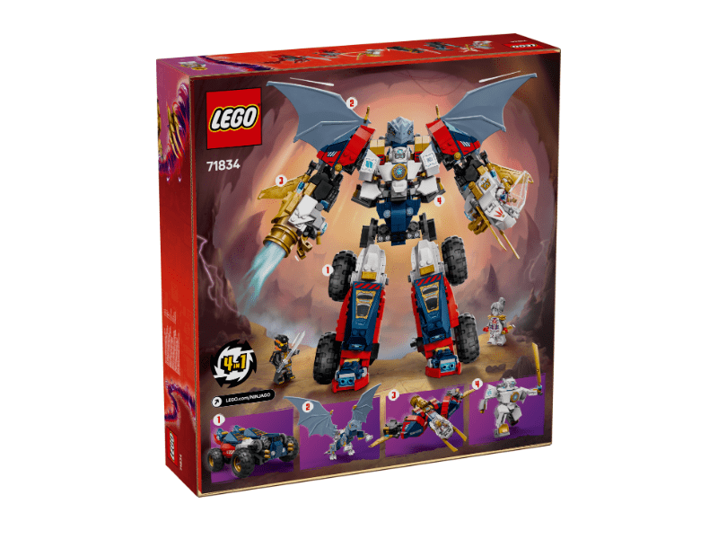 LEGO® NINJAGO® Zaneov Ultra robot za slaganje (71834)