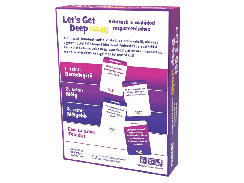 Kensho Let's Get Deep – Családi kiadás társasjáték (LGDF63093)