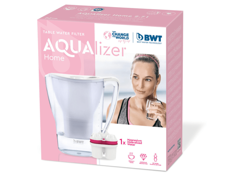 Aqualizer Home kancsó,2,7L,padlizsán