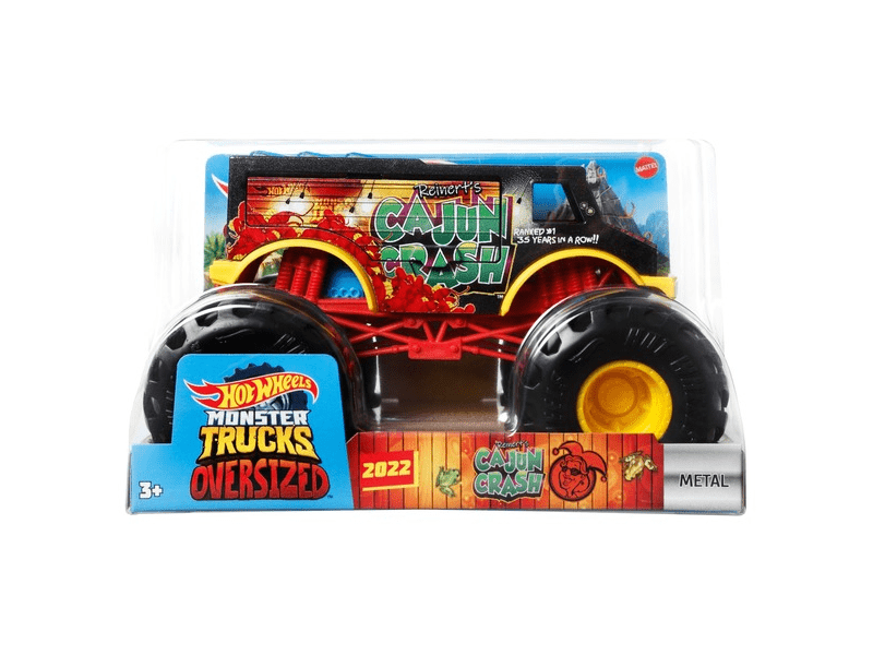 Hot Wheels Monster Trucks: Cajun Crash kisautó (1:24) (FYJ83-HDK90)