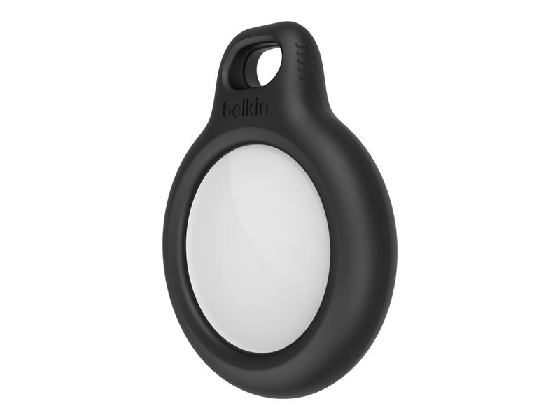 Belkin AirTag tartó kulcstartóval, Fekete (F8W973btBLK)