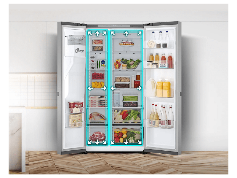 LG GSLC41PYPE Side-by-Side hűtőszekrény