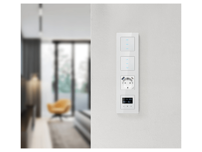 Avatto N-TS10-W1 Érintőkapcsoló Single, WiFi, TUYA, fehér