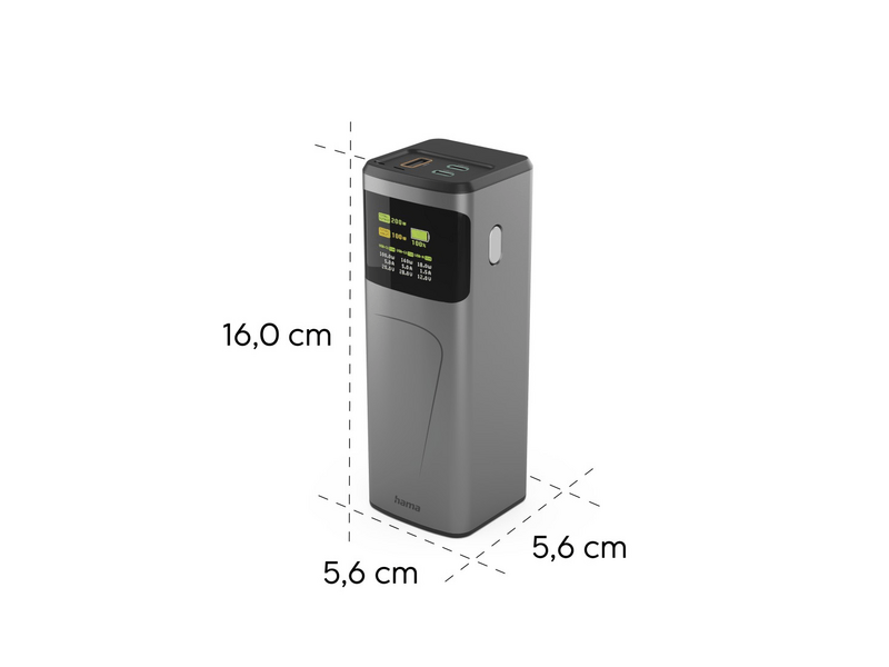 Hama 201743 Univerzális külső akku, 200W, 24000mAh