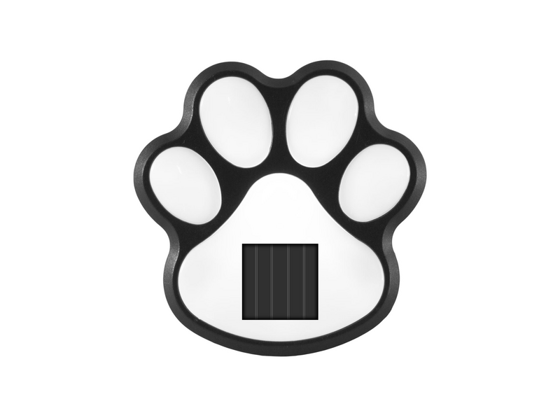 Garden of Eden 11255B LED-es szolár lámpa - kutya lábnyom alakú, leszúrható, műanyag
