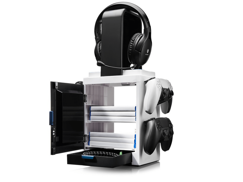 Numskull PS5 LED-es játéktartó szekrényes állvány (NS4193)