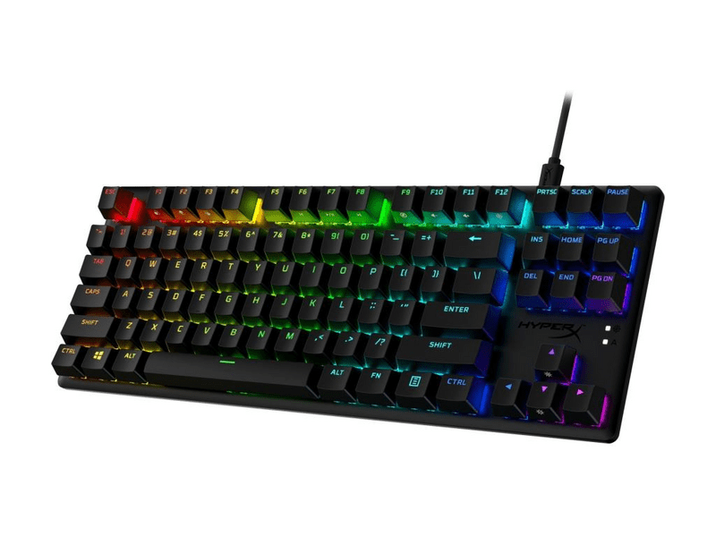 HyperX Alloy Origins Core PBT Mechanikus Gaming billentyűzet, Angol kiosztású (639N7AA)