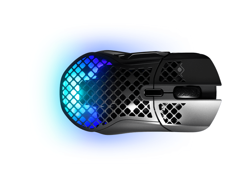 SteelSeries Aerox 5 WL Wireless Gaming Egér, fekete (62406)