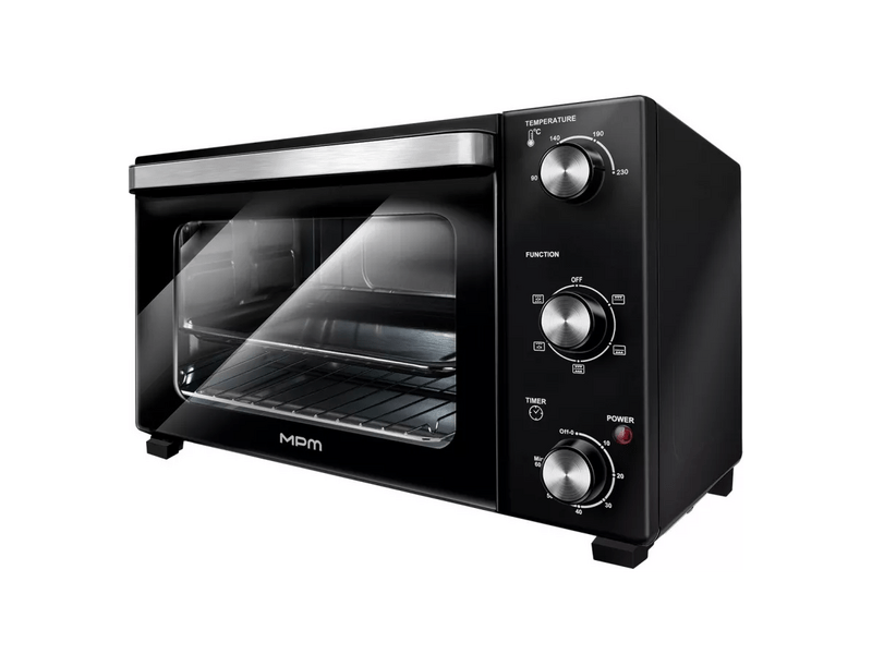 MPM MPE-16/T Elektromos minisütő, fekete