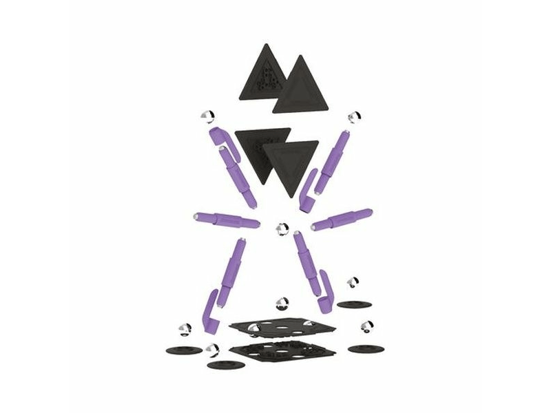 Supermag Projects Technicolor 30 db-os mágneses építőjáték (SMG 0665)