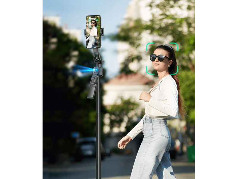 Cellect AI Tripod selfie bot, fekete (CEL-GIMBAL-C17-BK)