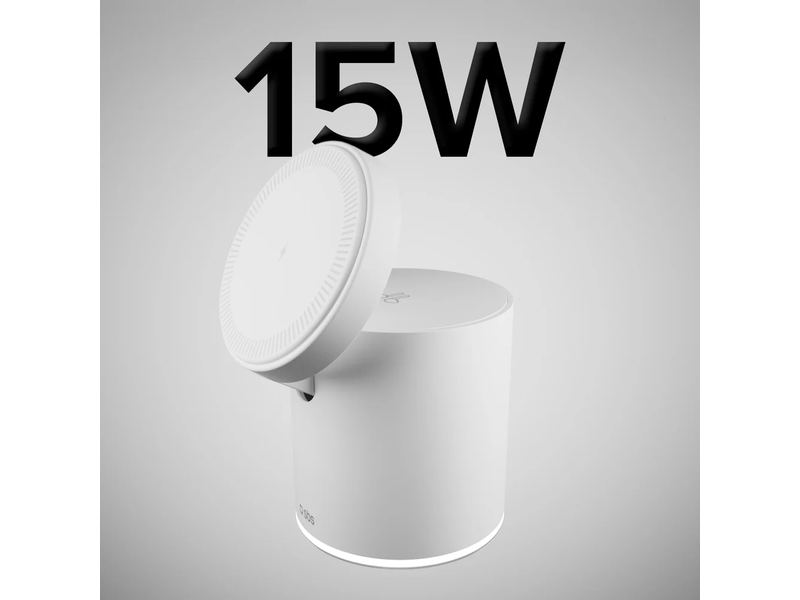 SBS 2u1 magnetska priključna stanica, 15W, bijela (TEWIRMAGFOLD2IN1)