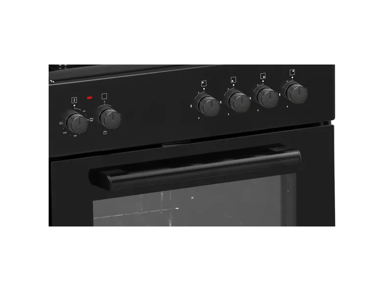 MPM MPM-54-KGE-05E Kombinált tűzhely, fekete