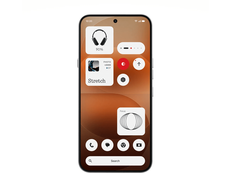Nothing Phone (4a) Pro 12/256GB Okostelefon, ezüst