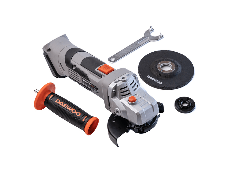 Daewoo DALAG18-125-1 Akkumulátoros sarokcsiszoló, akku és töltő nélkül