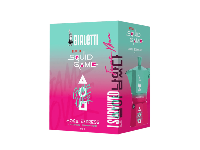 Bialetti Moka Express kotyogós kávéfőző, Squid Game, 6 adag (5393)