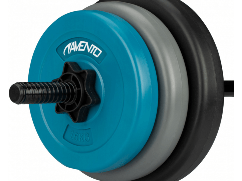 Avento Súlyzókészlet kétkezes rúddal (21715)