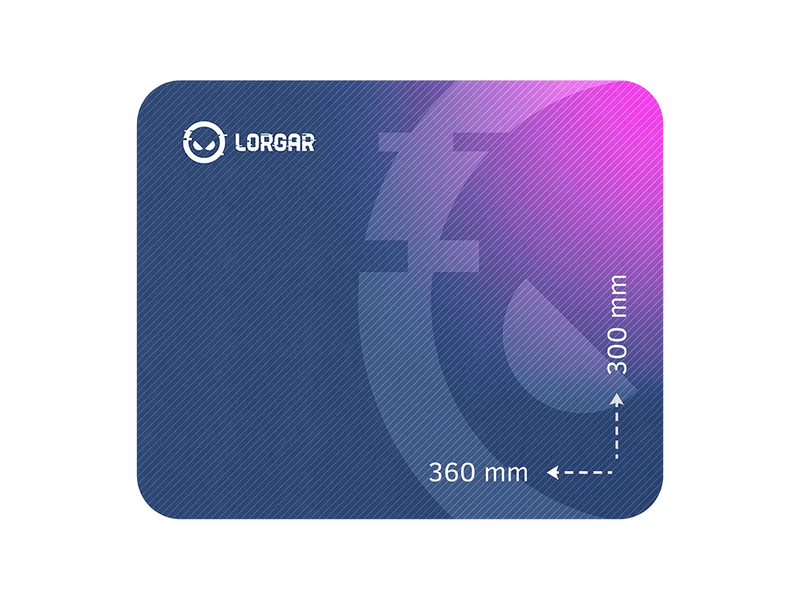 Lorgar Main 133 Gaming egérpad, 36x30cm (LRG-GMP133)